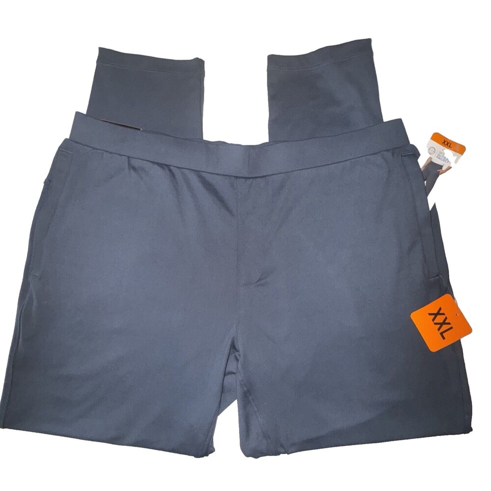 Mondetta Mens Size XXL Gray Zip Leg Performance Jogger Pants Athletic Athleisure